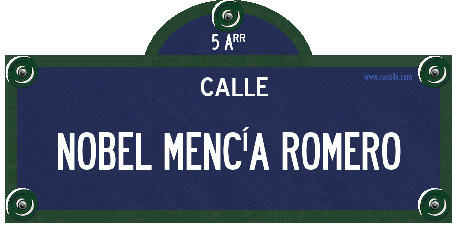 cartel_de_calle-de la-Nobel Mencía Romero_en_paris